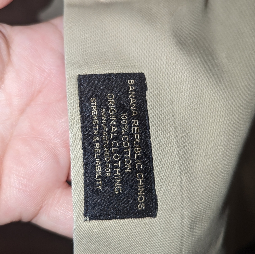 Banana Republic Tan Button Up - Picture 3 of 4